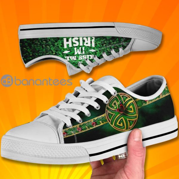 Irish Patten Lovely Design Graphic Low Top Canvas Shoes Product Photo
