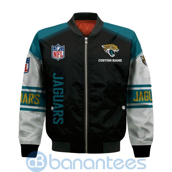 Jacksonville Jaguars Custom Name Bomber Jacket Product Photo