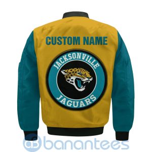 Jacksonville Jaguars Make Me Happy American Football Team Logo Custom Name Bomber Jacket Product Photo