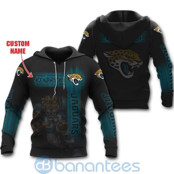 Jacksonville Jaguars Mascot Custom Name 3D All Over Printed Shirt Product Photo