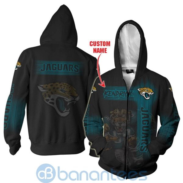 Jacksonville Jaguars Mascot Custom Name 3D All Over Printed Shirt Product Photo
