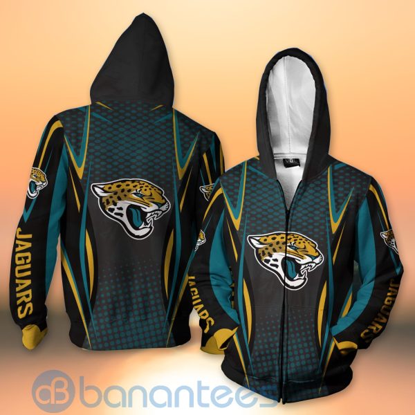 Jacksonville Jaguars NFL American Football Sporty Design 3D All Over Printed Shirt Product Photo