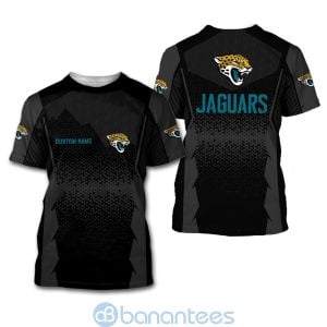 Jacksonville Jaguars NFL Football Team Custom Name 3D All Over Printed Shirt Product Photo