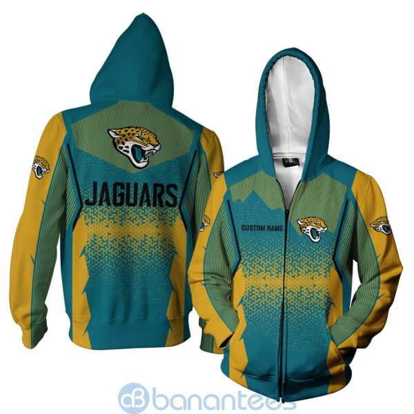 Jacksonville Jaguars NFL Football Team Custom Name 3D All Over Printed Shirt For Fans Product Photo