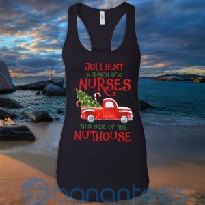 Jolliest Bunch Of Nurses This Side Of The Nuthouse T Shirt Hoodie Sweatshirt Product Photo