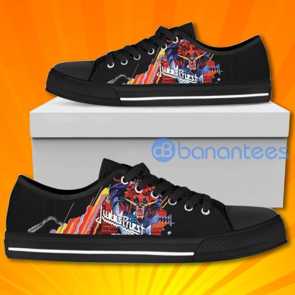 Judas Priest Lovely Design Graphic Low Top Canvas Shoes Product Photo