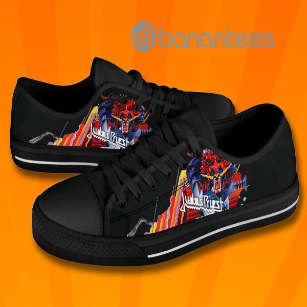 Judas Priest Lovely Design Graphic Low Top Canvas Shoes Product Photo