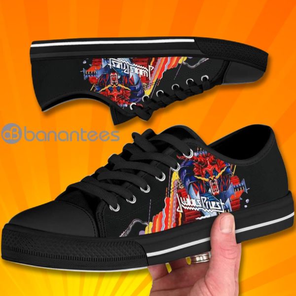 Judas Priest Lovely Design Graphic Low Top Canvas Shoes Product Photo
