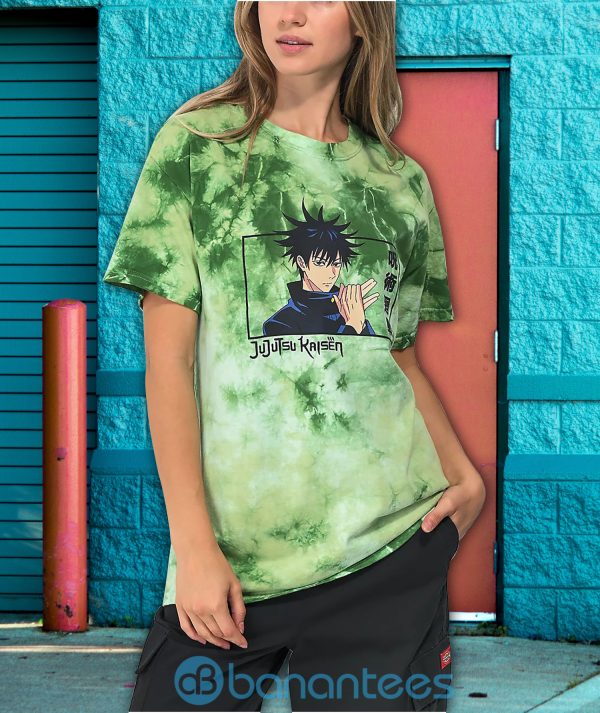 Jujutsu Kaisen Megumi Fushiguro All Over Printed 3D T-Shirt - 3D T-Shirt - Green
