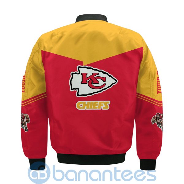 Kansas City Chiefs American Football Team Logo Custom Name For Fans Bomber Jacket Product Photo