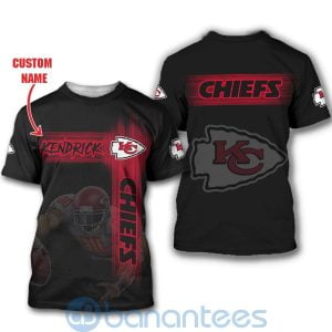 Kansas City Chiefs Mascot Custom Name 3D All Over Printed Shirt Product Photo