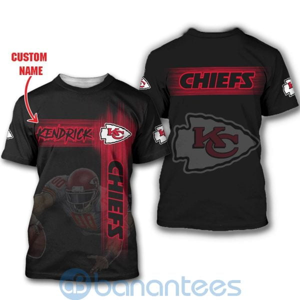 Kansas City Chiefs Mascot Custom Name 3D All Over Printed Shirt Product Photo