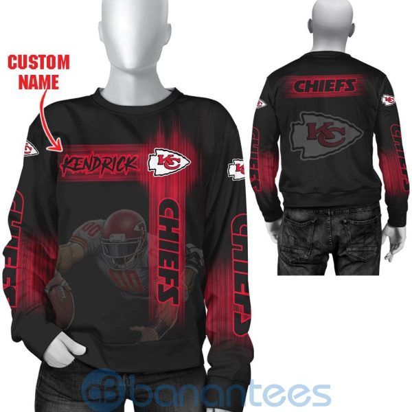 Kansas City Chiefs Mascot Custom Name 3D All Over Printed Shirt Product Photo