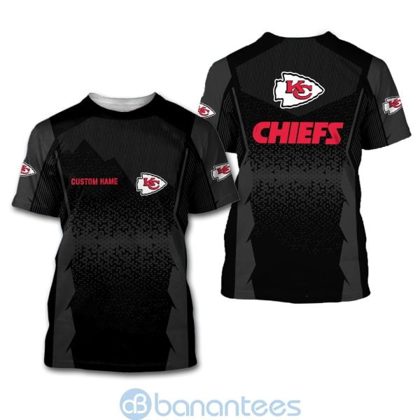 Kansas City Chiefs NFL Football Team Custom Name 3D All Over Printed Shirt Product Photo