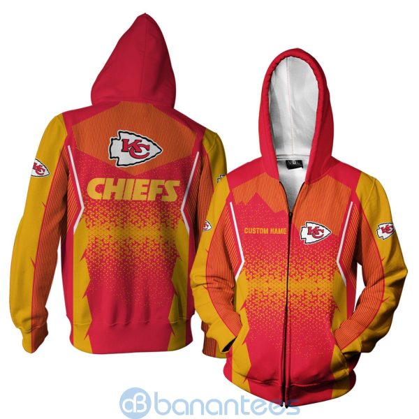 Kansas City Chiefs NFL Football Team Custom Name 3D All Over Printed Shirt For Fans Product Photo
