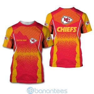 Kansas City Chiefs NFL Football Team Custom Name 3D All Over Printed Shirt For Fans Product Photo