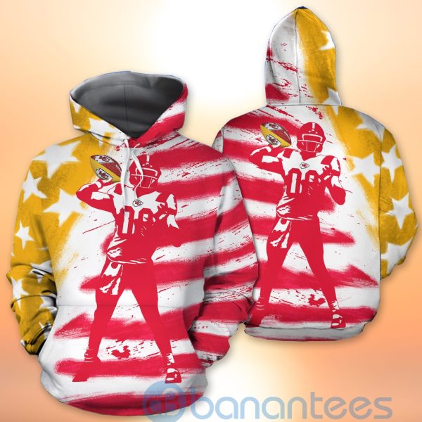 Kansas City Chiefs NFL Team Water Color 3D All Over Printed Shirt Product Photo