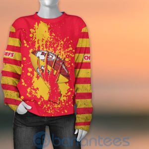 Kansas City Chiefs Skull Hand NFL Football Team Logo Ball 3D All Over Printed Shirt Product Photo
