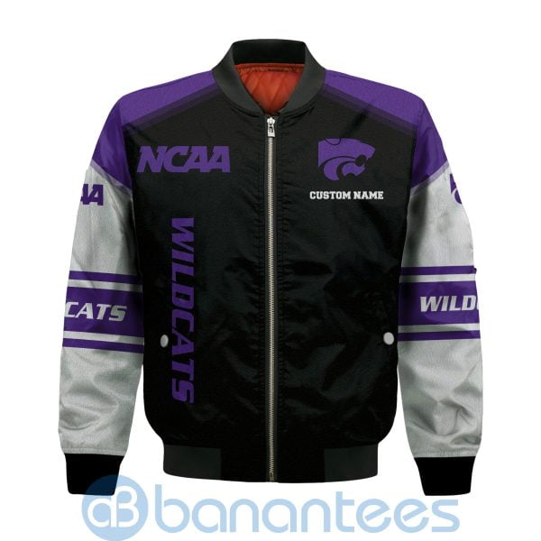 Kansas State Wildcats Custom Name Bomber Jacket Product Photo
