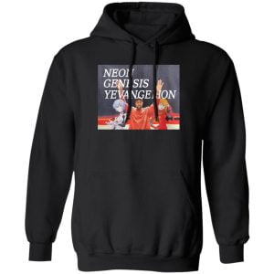 Kanye West Neon Genesis Evangelion Anime T Shirt Hoodie Sweatshirt Product Photo