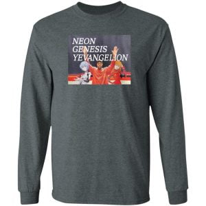 Kanye West Neon Genesis Evangelion Anime T Shirt Hoodie Sweatshirt Product Photo