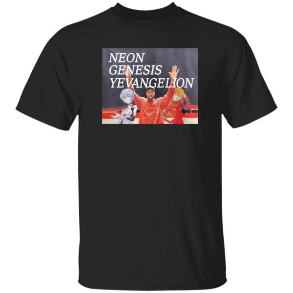 Kanye West Neon Genesis Evangelion Anime T Shirt Hoodie Sweatshirt Product Photo