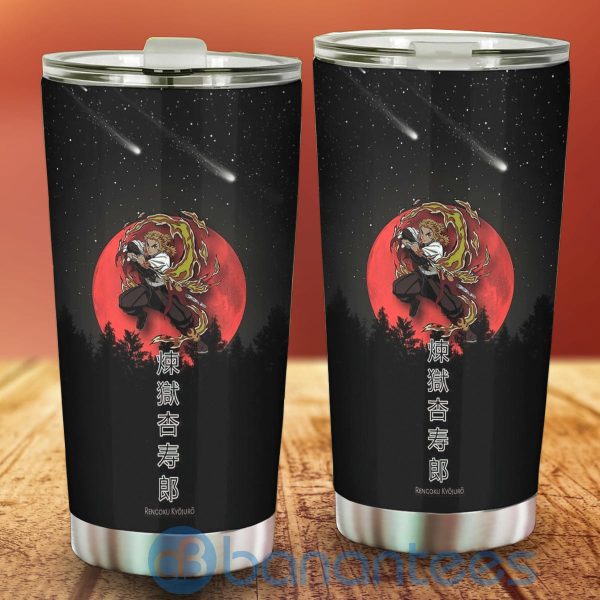 Kyojuro Rengoku Custom Demon Slayers Anime Red Moon Tumbler Product Photo