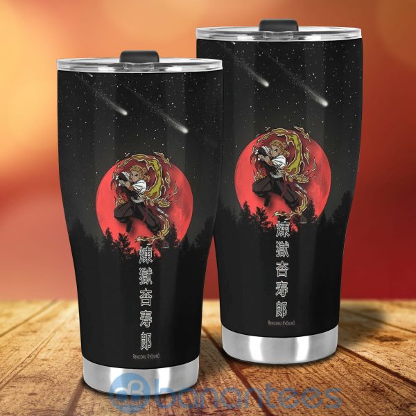 Kyojuro Rengoku Custom Demon Slayers Anime Red Moon Tumbler Product Photo