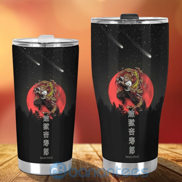 Kyojuro Rengoku Custom Demon Slayers Anime Red Moon Tumbler Product Photo