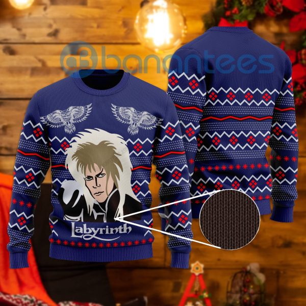 Labyrinth Jareth All Over Printed Ugly Christmas Sweater Product Photo