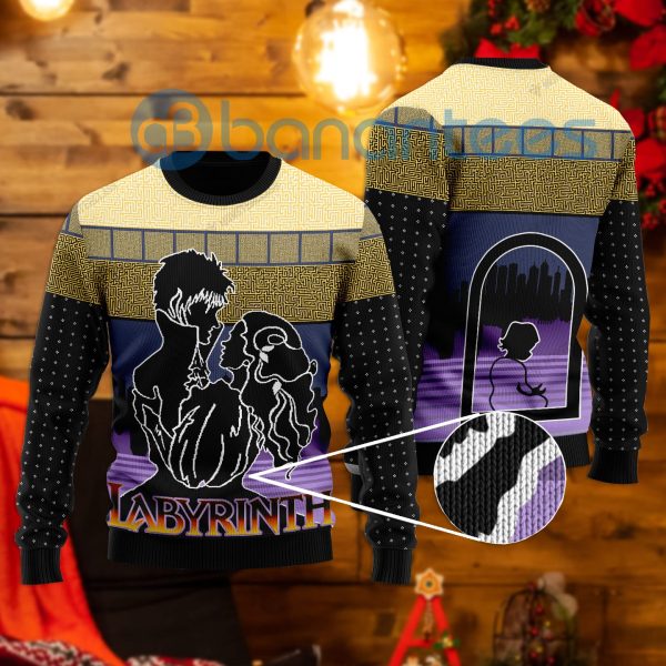 Labyrinth Moie All Over Printed Ugly Christmas Sweater Product Photo