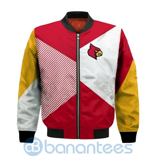 Louisville Cardinals Damn Right I Am Cardinals Fan Now And Forever Bomber Jacket Product Photo
