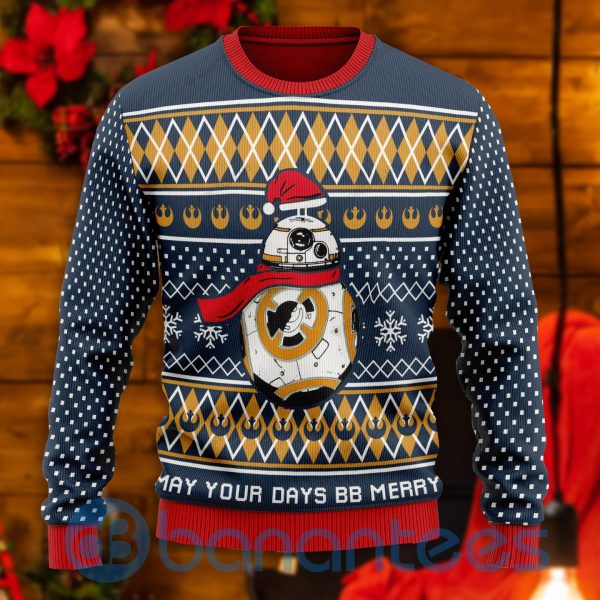 May Your Days BB Merry All Over Printed Christmas Sweater Product Photo