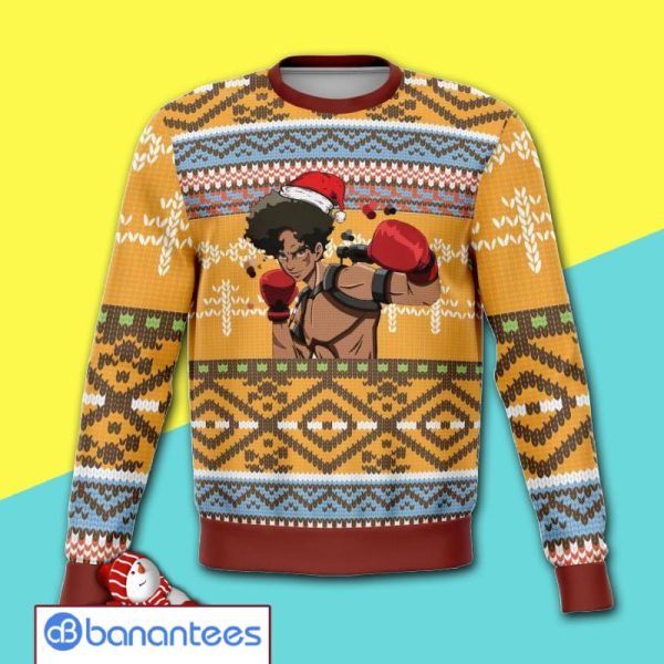 Megalo Box Full Print Ugly Christmas Sweater Product Photo