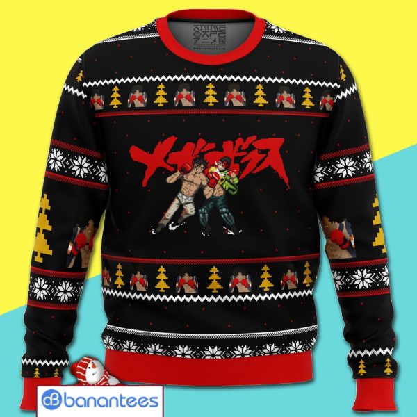 Megalo Box Sprites All Over Print Ugly Christmas Sweater Sweatshirt Product Photo