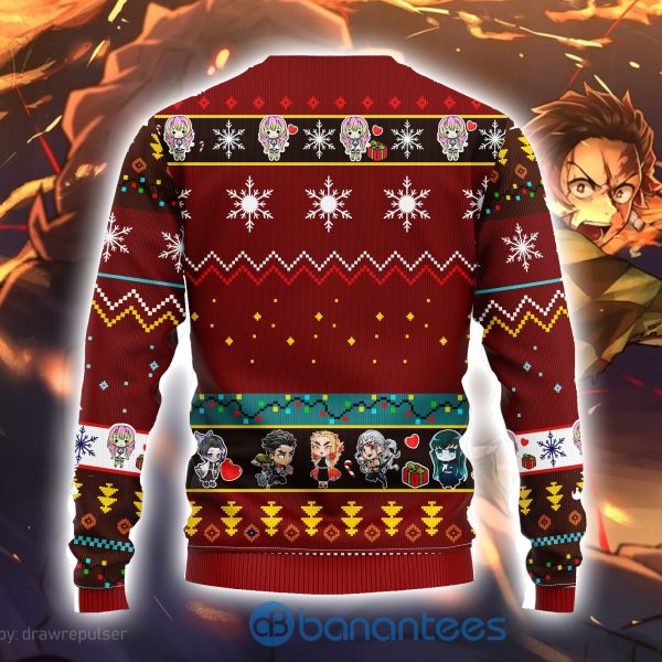 Mitsuri Kanroji Demon Slayer Anime Ugly Christmas Sweater Product Photo