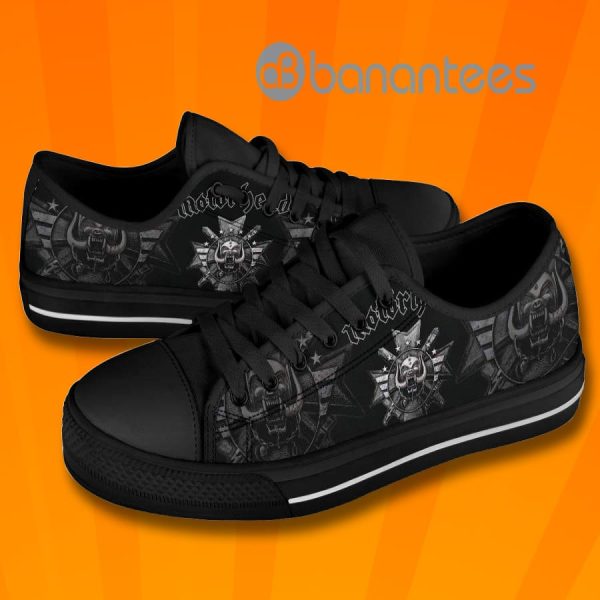 Motorhead Lovely Design Graphic Low Top Canvas Shoes Product Photo