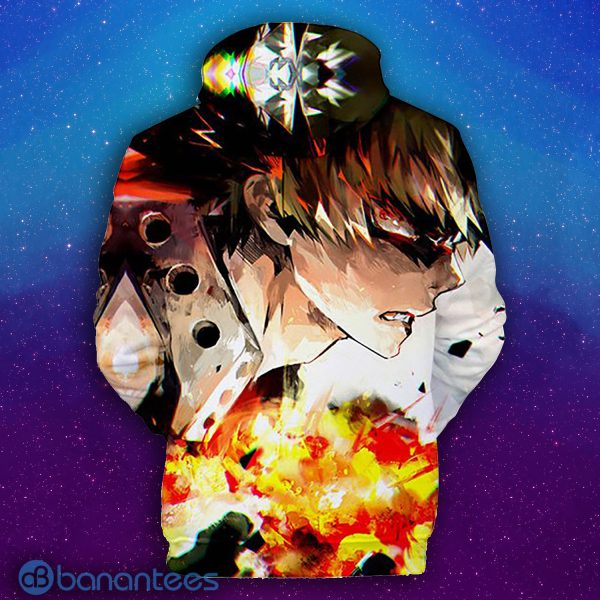 My Hero Academia Anime Izuku Midoriya Cosplay Costume All Over Printed 3D Hoodie Product Photo