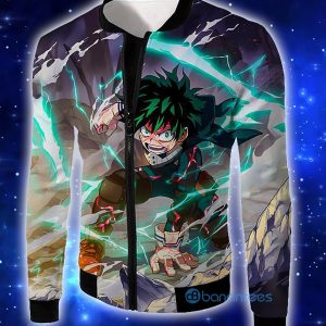 My Hero Academia Chasing The Dreams Of Hero Izuki Midoriya Otakuform Anime 3D Shirt - Bomber Jacker - Black