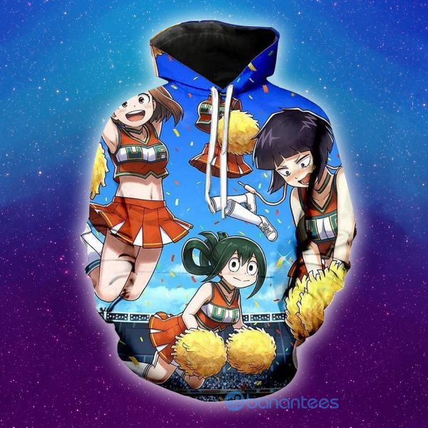 My Hero Academia Girls Cheering All Over Printed 3D Hoodie Product Photo