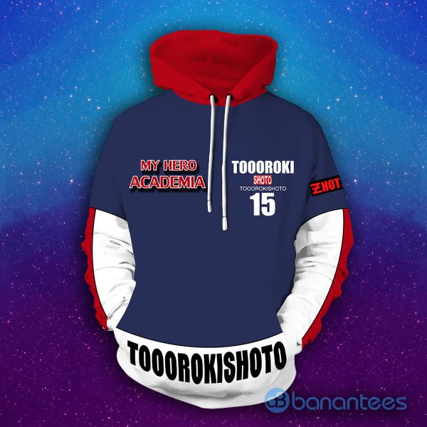 My Hero Academia Manga Tooorokishoto All Over Printed 3D Hoodie Product Photo