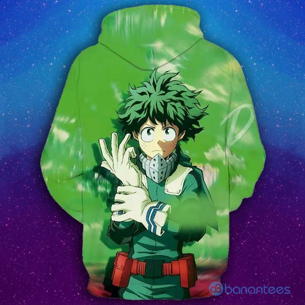 My Hero Academia Season 5 Izuku Midoriya All Over Printed 3D Hoodie Product Photo
