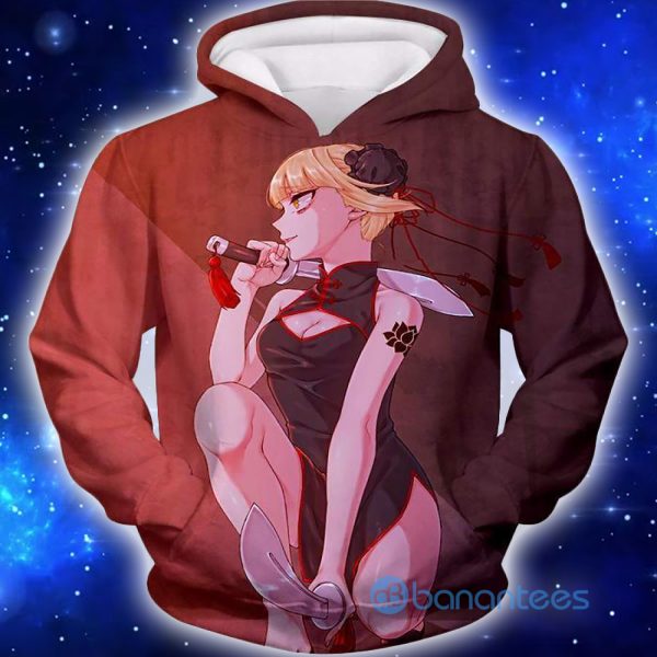 My Hero Academia Transforming Villain Himiko Toga Anime All Over Pritned 3D Shirt - 3D Hoodie - Black