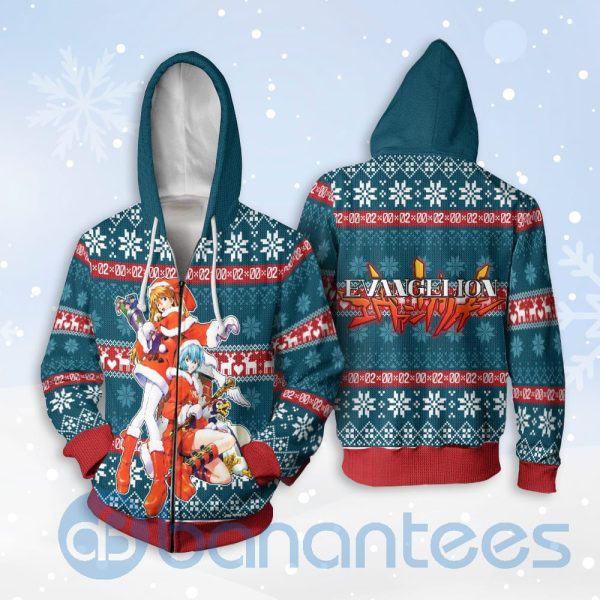 Neon Genesis Evangelion Anime Lover Christmas All Over Printed 3D Shirt Product Photo