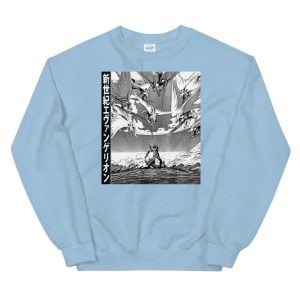 Neon Genesis Evangelion Anime Lover Hoodie Sweatshirt Product Photo