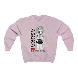 Neon Genesis Evangelion Asuka Langely Lover T Shirt Sweatshirt Product Photo