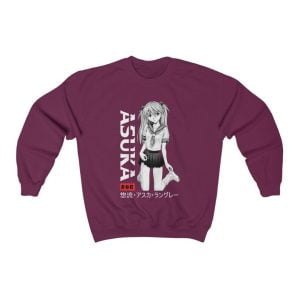 Neon Genesis Evangelion Asuka Langely Lover T Shirt Sweatshirt Product Photo