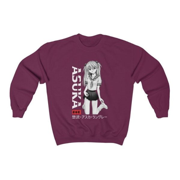 Neon Genesis Evangelion Asuka Langely Lover T Shirt Sweatshirt Product Photo