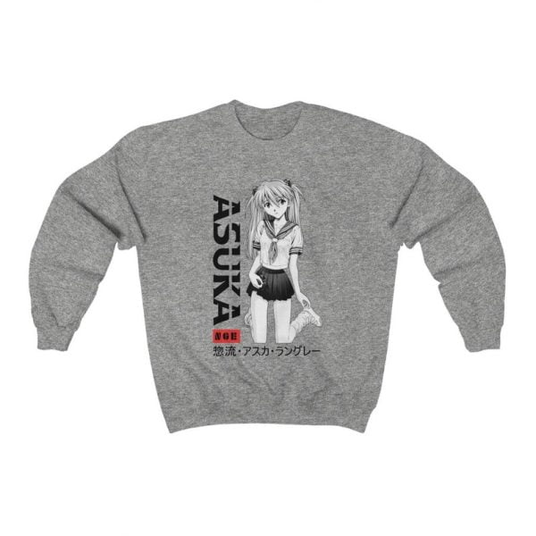 Neon Genesis Evangelion Asuka Langely Lover T Shirt Sweatshirt Product Photo