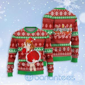 Neon Genesis Evangelion Asuka Langley Sohryu Anime Christmas All Over Printed 3D Shirt Product Photo